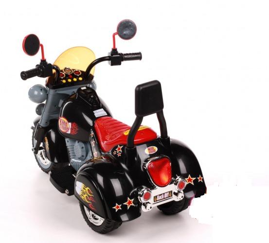 JOKO Elektrická Motorka Chooper + MP3, čierna