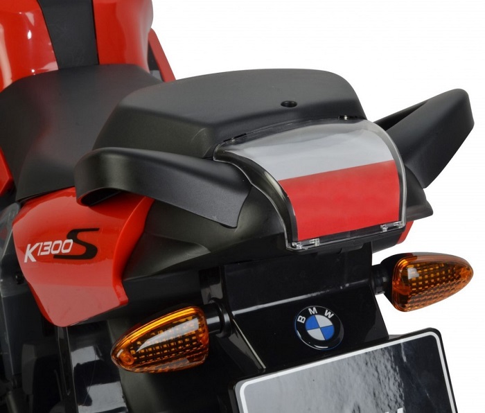 JOKO Elektrická motorka BMW K1300S 107cm, MP3 vstup, penová kolesá, biela