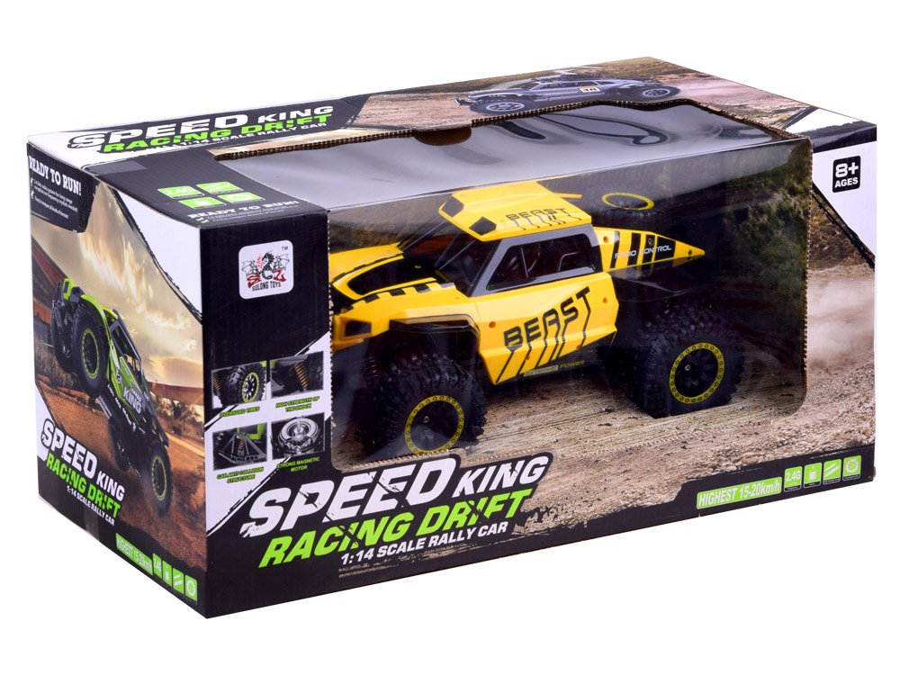 JOKO RC Autíčko Jeep Racing Beast 30cm na diaľkové ovládanie, zelené