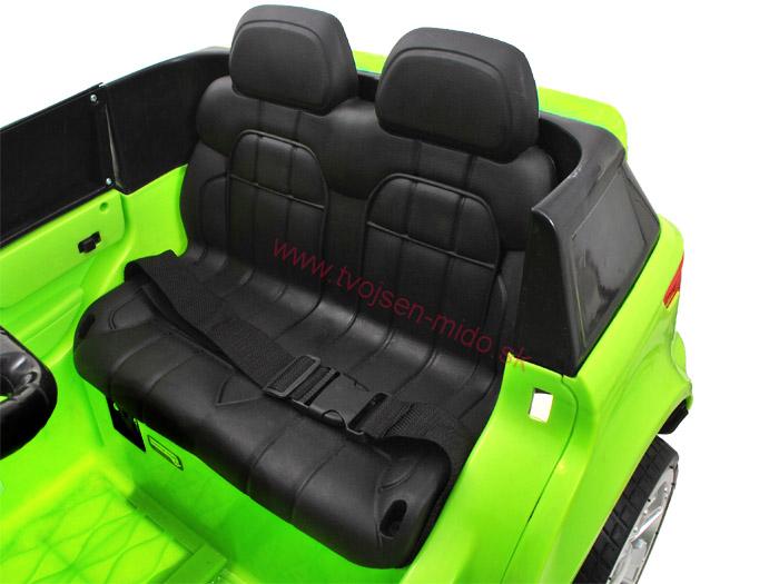 JOKO Elektrické autíčko Land RAPID RACER, Penové kolesá, USB, MP3, červené