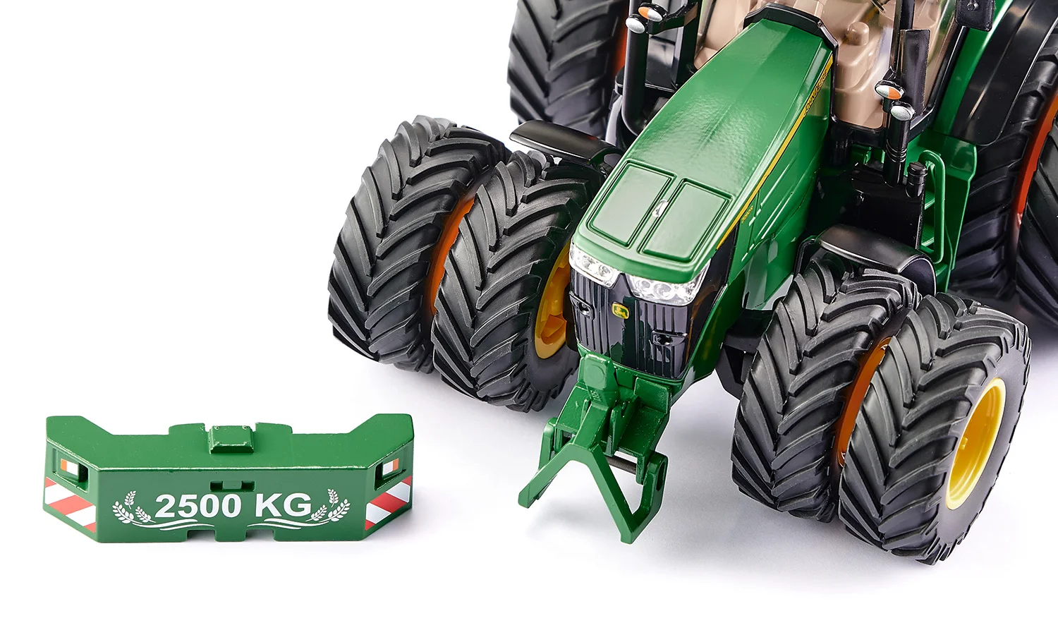 Siku Control RC Traktor John Deere 7290R s dvojitými kolesami, ovládanie cez aplikáciu Bluetooth
