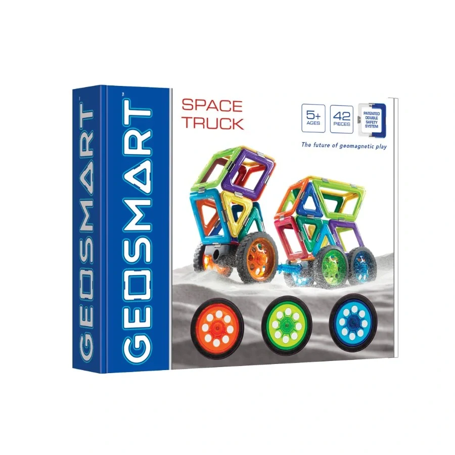 Geosmart, Magnetická stavebnica Space truck, 42 ks