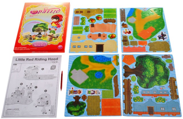 JOKO 3D puzzle Červená čiapočka   38 cm