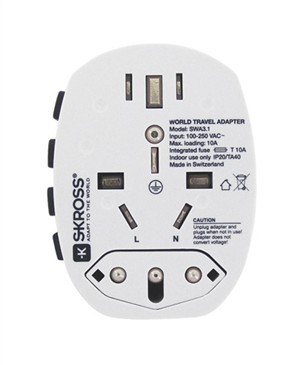 Skross Cestovný adaptér 110-250V pre celý svet