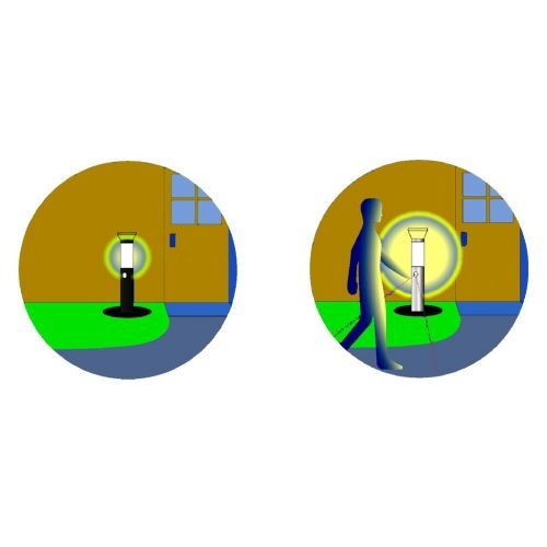Solaris Solárna Lampa na Stenu 8 LED so senzorom Pohybu