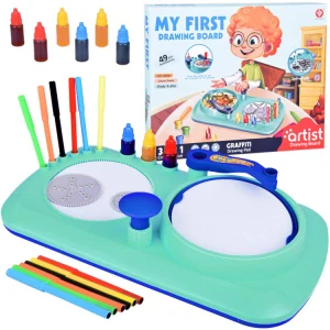 JOKO Sada Kreatívna Tabuľa pre deti 49ks + Spirograf 3v1