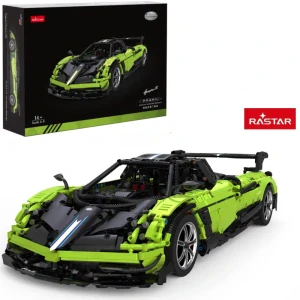 Rastar Veľká Technická stavebnica 2892ks Auto Pagani Huayra 1:8, zelená