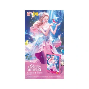 JOKO Trblietavé Puzzle Ružová Princezná 100ks 