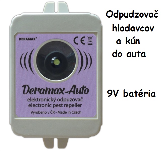 Deramax Odpudzovač Auto, plašič kún a hlodavcov do auta