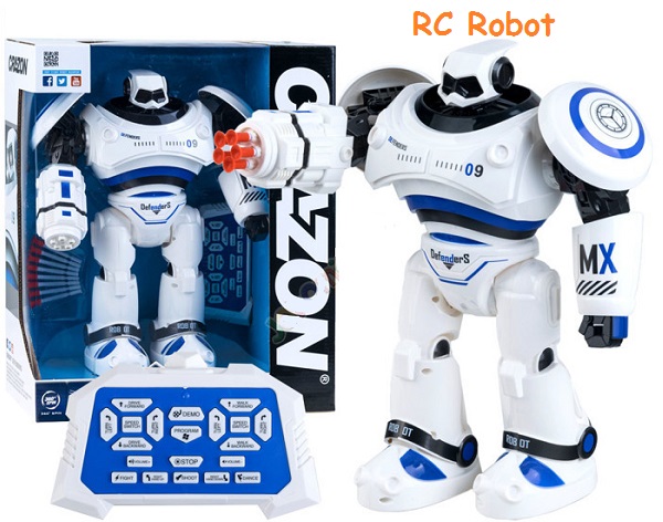 JOKO RC Robot na diaľkové ovládanie, biely