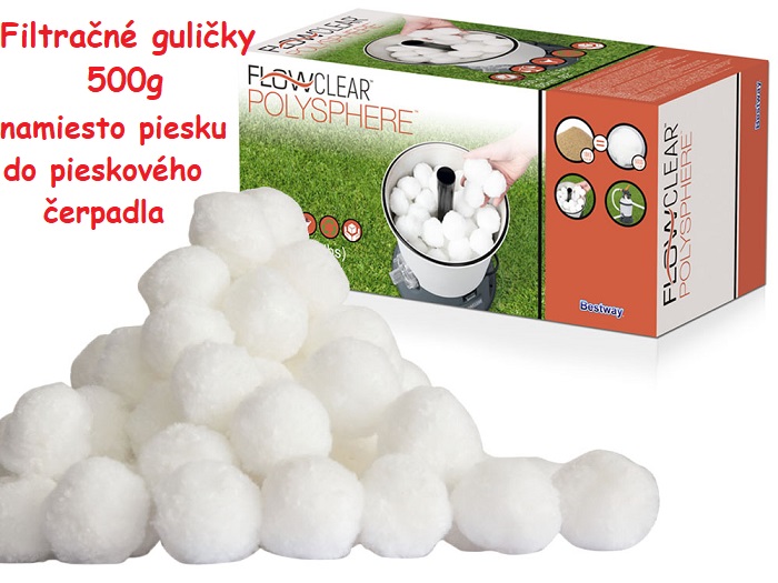 Bestway 58475 Flowclear Polysphere Filtračné guličky 500g