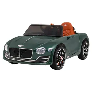 JOKO Elektrické autíčko Bentley Bentayga, Lakované, penové kolesá, kožené sedadlo, USB, zelené