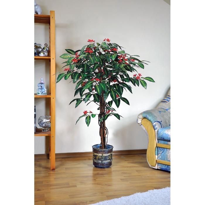 MKSTOR Umelý strom kvitnúci citrus 125 cm