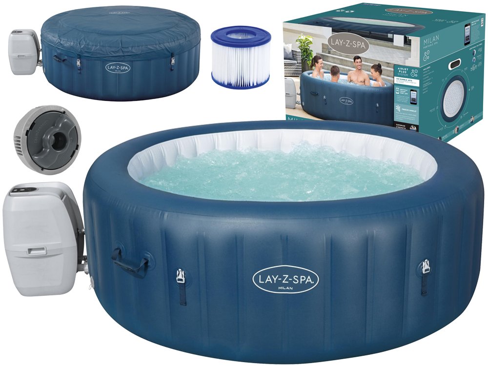 Bestway 60029 Vírivka Lay-Z-Spa MILAN pre 6 osôb s WIFI modulom