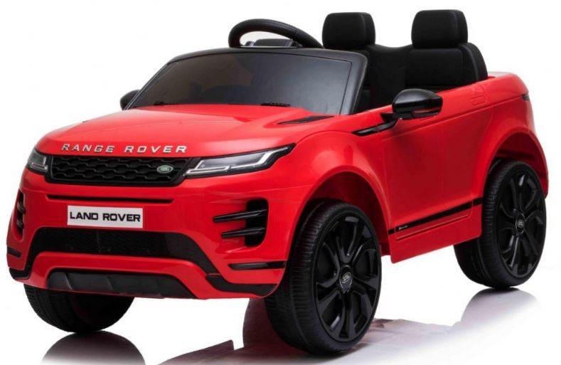 JOKO Elektrické autíčko Range Rover Evoque, penové kolesá, odpružené, USB, MP3 červené