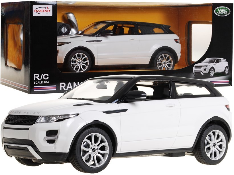 RASTAR RC Auto Range Rover Evoque 1:14 na diaľkové ovládanie, biele