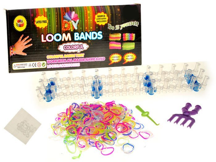 Loom Band Silikónové gumičky 600ks 