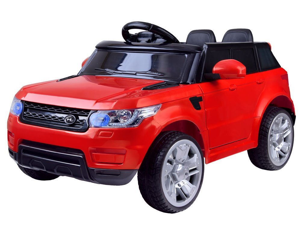 JOKO Elektrické autíčko Land RAPID RACER, Penové kolesá, USB, MP3, červené