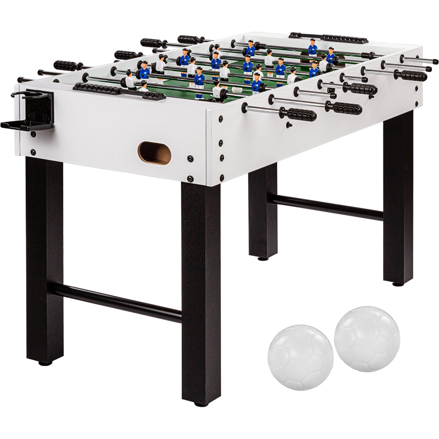 Games Planet Drevený Stolný futbal 125 x 101 x 79 cm TRAMBAMBULA, biely