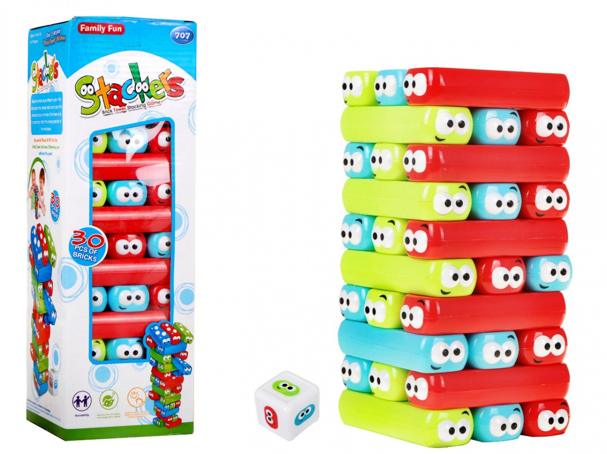JOKO Veža Jenga SMILE, plastová