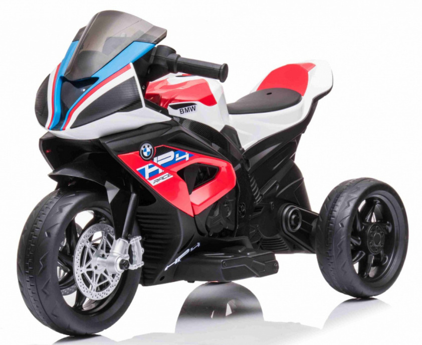 JOKO Elektrická Motorka BMW HP4, kožené sedadlo, červená
