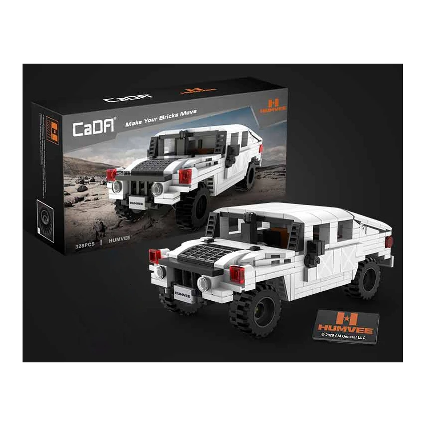 CaDa TECHNIC – EE Technická stavebnica Armádne vozidlo Humvee 328ks 1:24
