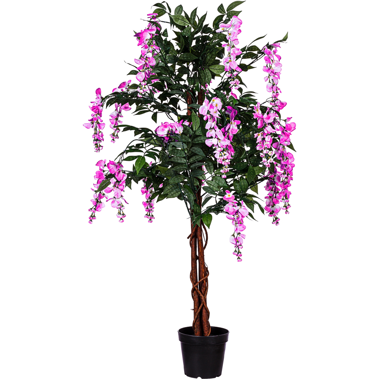 PLANTASIA Umelý strom Vistéria 120cm, ružová