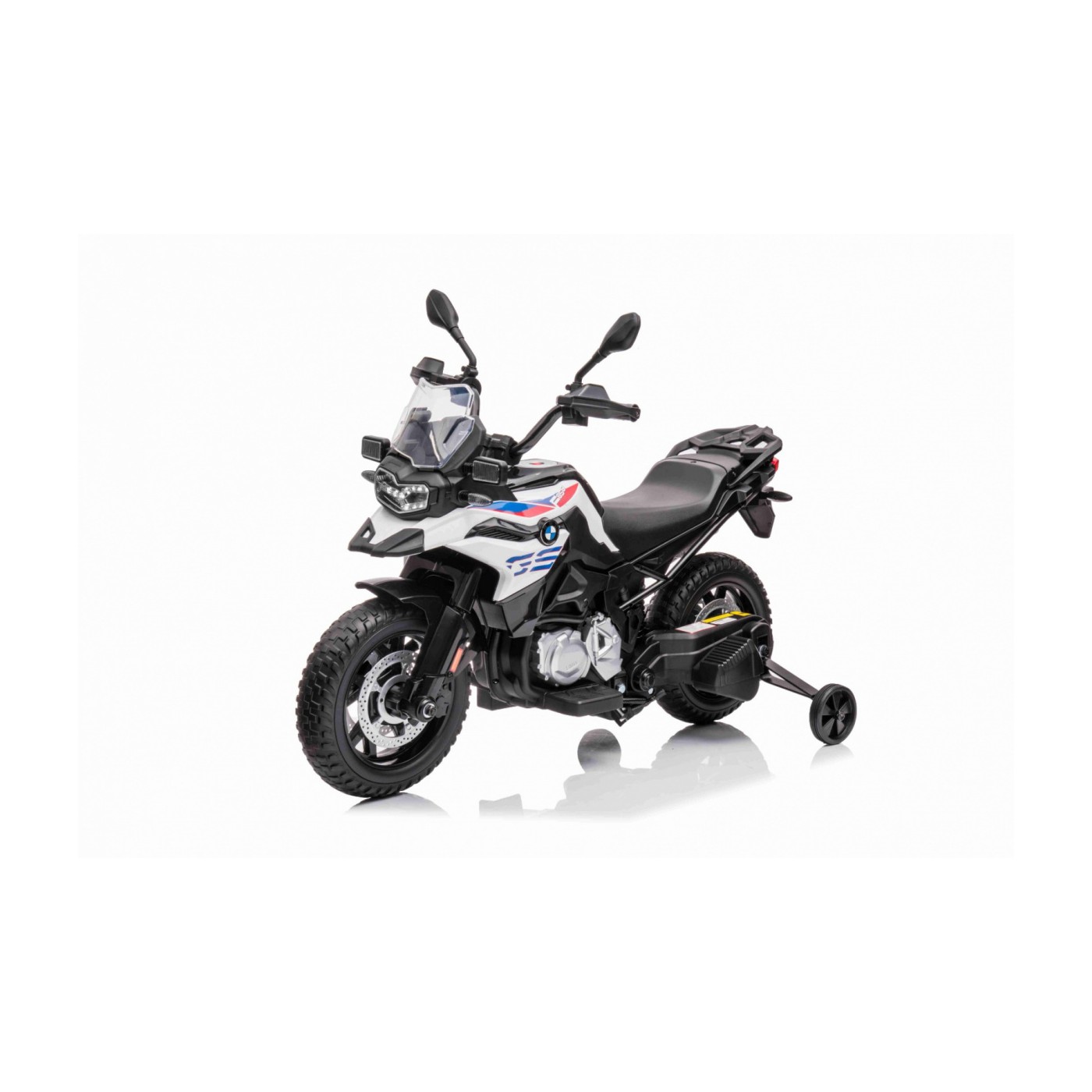 JOKO Elektrická Motorka BMW F850 GS, penové kolesá, biela