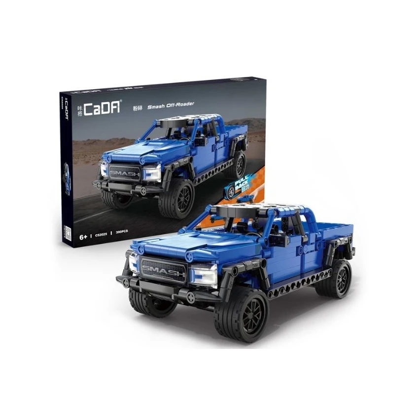 CaDa TECHNIC – EE Technická stavebnica Auto Pick Up Off-Road 390ks, modrý