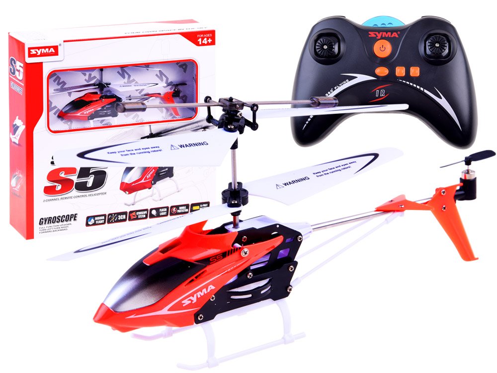SYMA RC Vrtulník Syma Speed S5 3 kanálový, červený