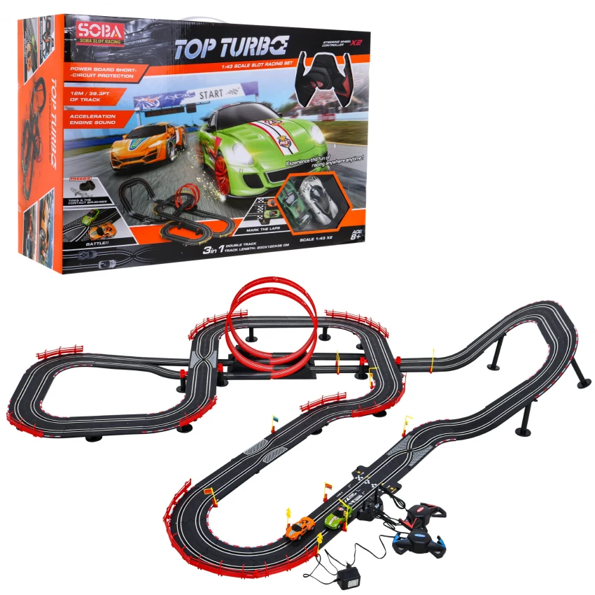 JOKO Autodráha MEGA Top Turbo Race Track 200cm