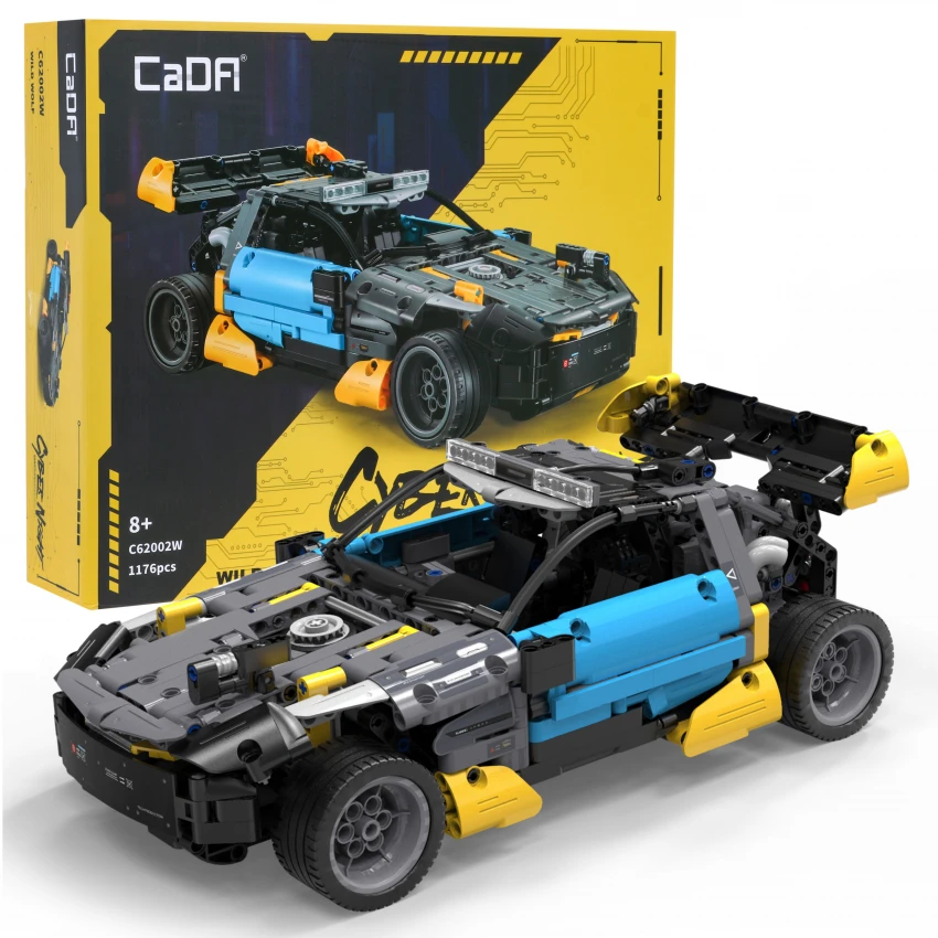 CaDa TECHNIC – EE Technická Stavebnica Cyber ​​​​Night 1176ks Športové auto Wild Wolf Buggy