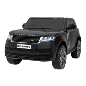 JOKO Elektrické autíčko Range Rover SUV Lift 4x4, penové kolesá, kožené sedadlo, čierne