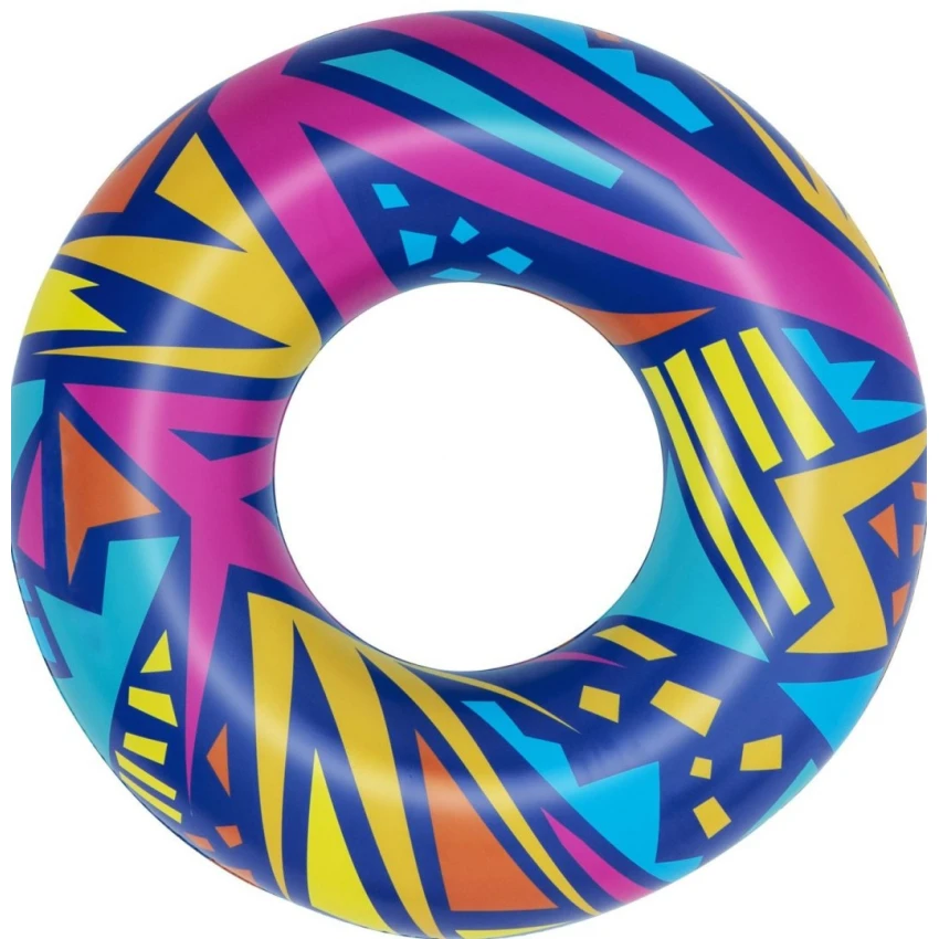 Bestway 36228 Nafukovacie Koleso Geometric Wheel 107cm, nosnosť 80kg, Modré