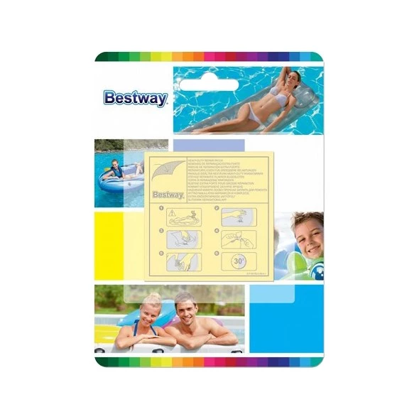 Bestway 62068 Sada Záplaty k bazénom 10ks, opravná sada