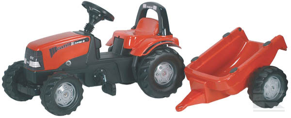 Rolly Toys Šľapací traktor Case CVX 1170 + vlečka
