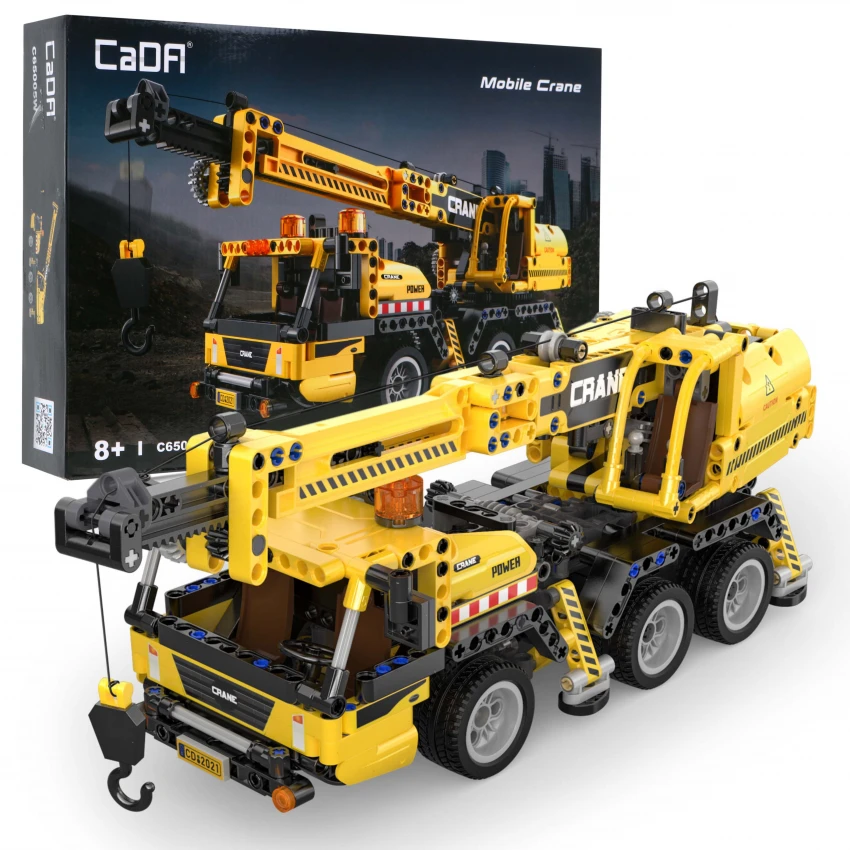 CaDa TECHNIC – EE RC Technická stavebnica Ramenový Otočný Žeriav 658ks