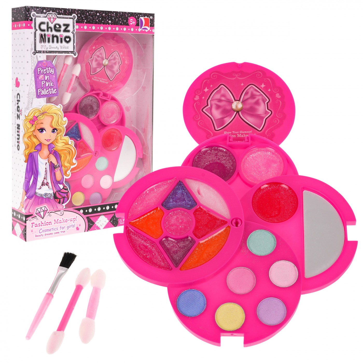 JOKO Sada Detský Make up Set s Púzdrom, ružové