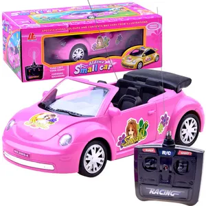 JOKO RC Auto Kabriolet so svetlom na diaľkové ovládanie, ružové