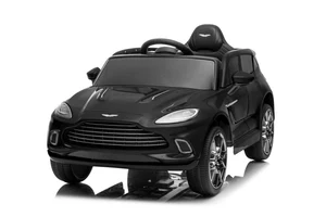 JOKO Elektrické Autíčko Aston Martin DBX, penové kolesá, kožené sedadlo, čierne