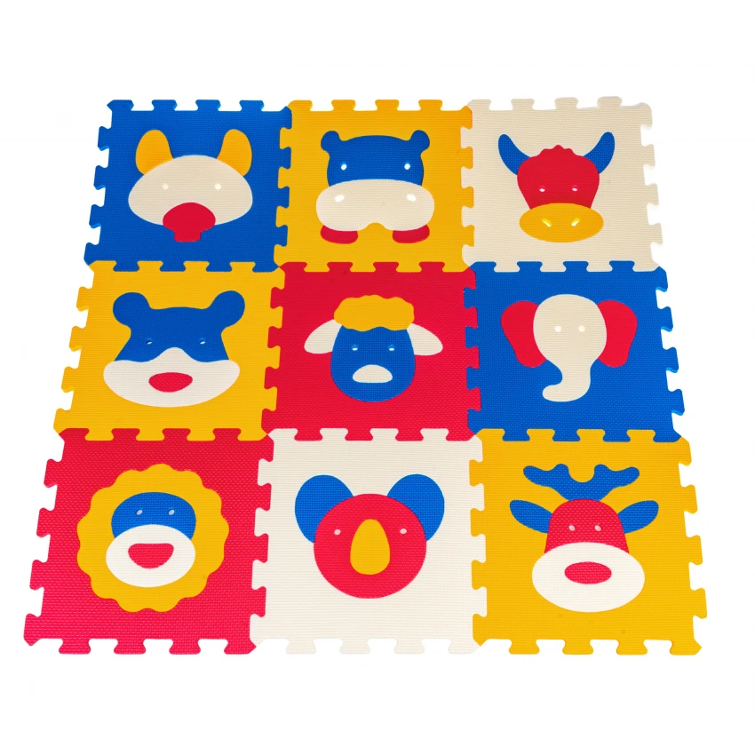 JOKO Detské Penové Puzzle Zvieratká 9ks