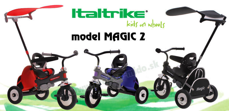 Trojkolka Italtrike Magic od 18 mesiacov, fialová