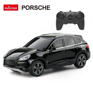 Rastar RC Auto Porsche Cayenne Turbo na diaľkové ovládanie, čierne