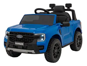JOKO Elektrické Autíčko Ford Ranger LIFT, penové kolesá, kožené sedadlo, modré