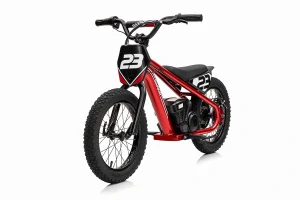 JOKO Elektrická Motorka BAIGOR 23 PRO 250W 24V, nosnosť 60kg, nafukovacie kolesá, rýchlosť 25km/h, kožené sedadlo, červená