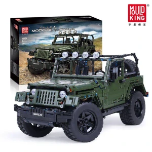 Mould King Technická Stavebnica Jeep Wrangler Off-Road 2078ks, zelený