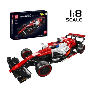 Mould King RC Technická Stavebnica Formula 1185ks na diaľkové ovládanie, červená 