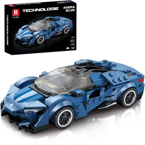 JOKO Technická Stavebnica Športové auto 327ks, modré