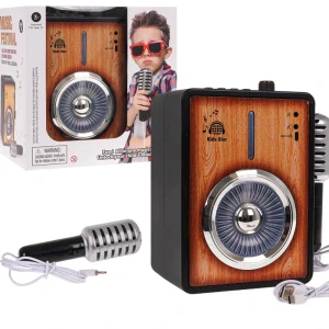JOKO Detský Reproduktor, zosilňovač s LED svetlom a hudbou, Bluetooth, vstup na gitaru