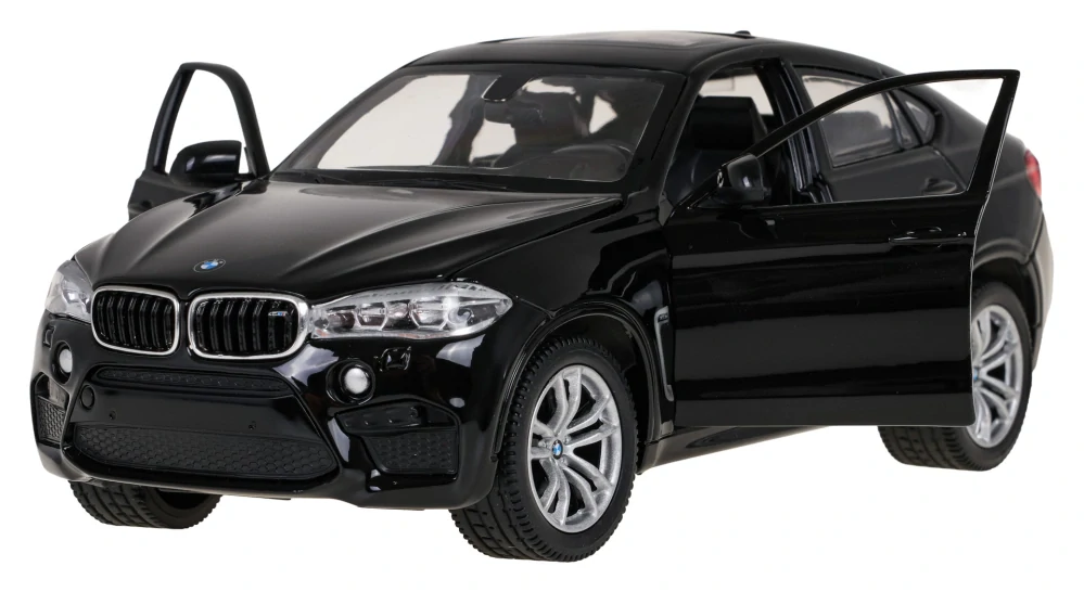 Rastar Model Kovové Auto BMW X6M 1:24, čierne